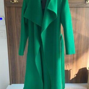 Makage - MAI-CN Green Double-Face Wool Wrap Coat (Size Small) - NEW